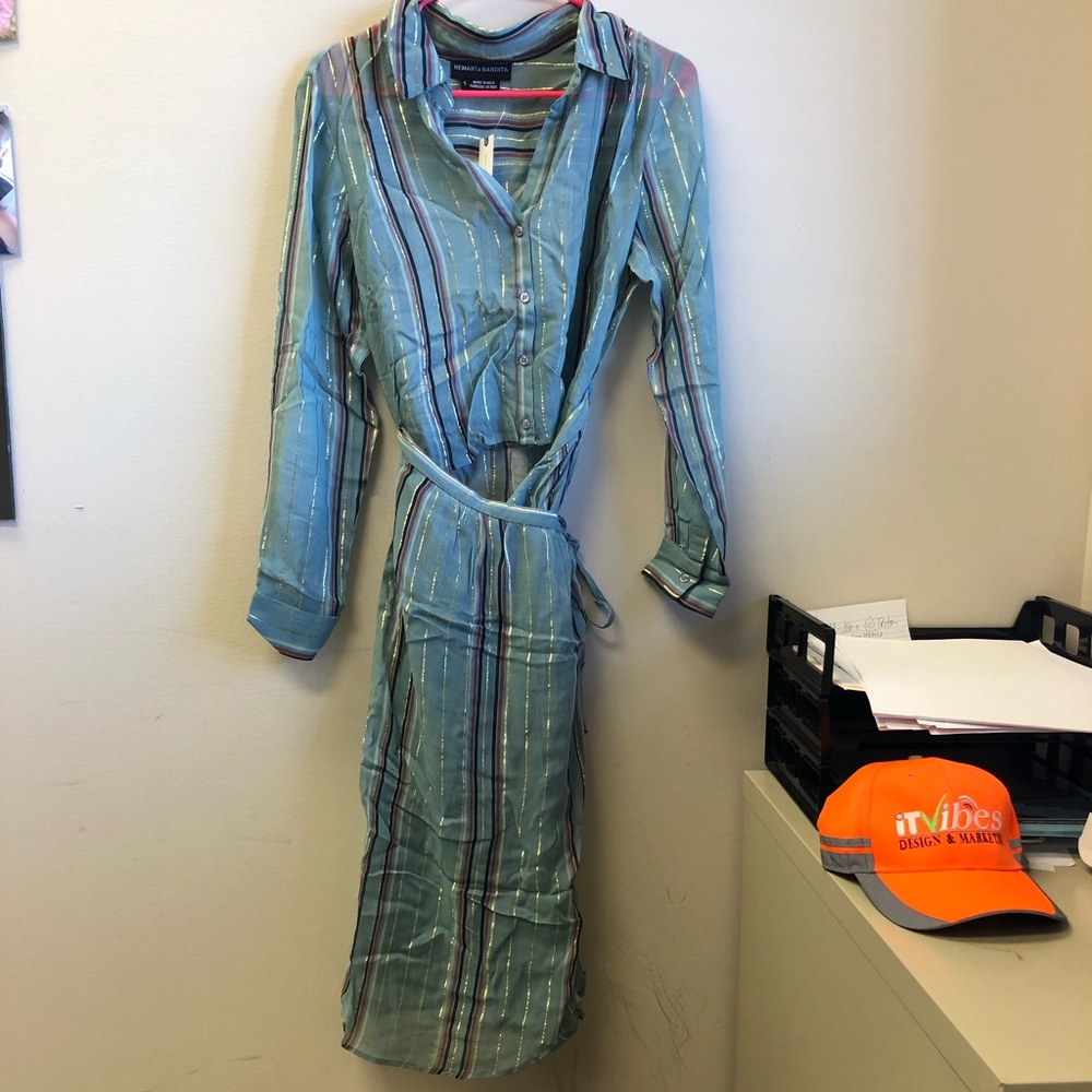 Hemant & Nandita Anthropologie Wrap Around Dress